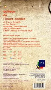 Pierre Schaeffer - Solfege de l'objet sonore (1967) {3CD Set, Ina-GRM ina c 2010/11/12 rel 2005}