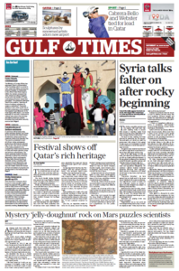 Gulf Times - Qatar, 25. January 2014