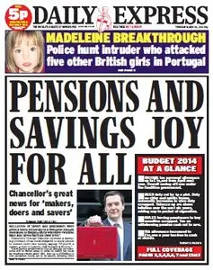 Daily Express - 20 Thursday March 2014