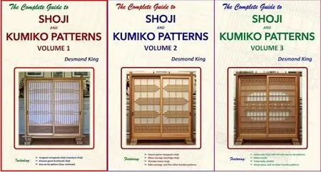 The Complete Guide to Shoji and Kumiko Patterns,  Volumes 1,2,3
