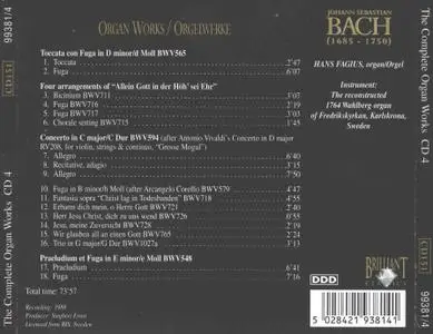 J.S.Bach - The Complete Organ Works II CD 4 - Hans Fagius