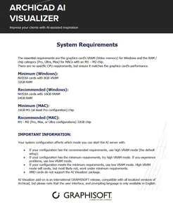 Graphisoft Archicad AI Visualizer 27 INT