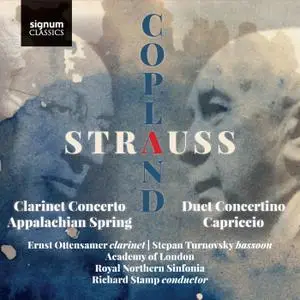 Richard Stamp, Ernst Ottensamer, Stepan Turnovsky, Northern Sinfonia & Academy of London - Strauss / Copland (2020)