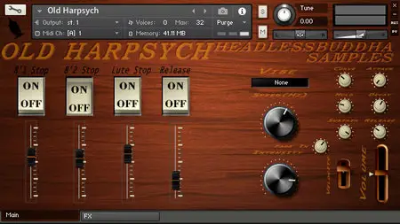 HeadlessBuddha Samples Old Harpsych KONTAKT