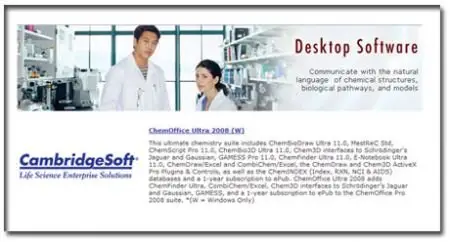 CambridgeSoft ChemBioOffice Ultra 2008.11.02