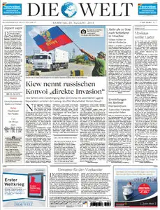 Die Welt am 23 August 2014