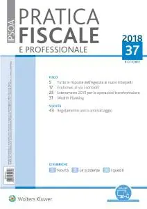 Pratica Fiscale e Professionale N.37 - 8 Ottobre 2018