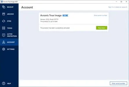 Acronis True Image 2020 Build 20770 Multilingual