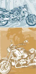 Bikes - Vector Illustration