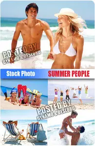 Summer People - UHQ Stock Photo