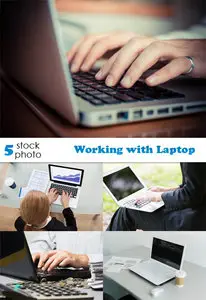 Photos - Working with Laptop