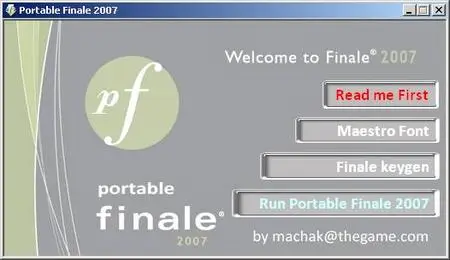 Portable Finale 2007