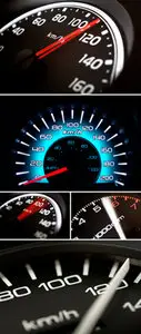 Stock Photo - Speedometer