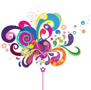 Vector funky grunge background