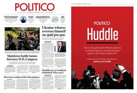 Politico – November 06, 2019