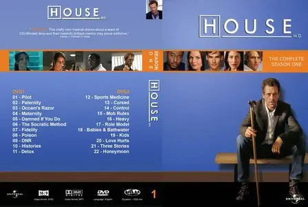 Dr. House (2004) [6x DVD9] Complete Season 1