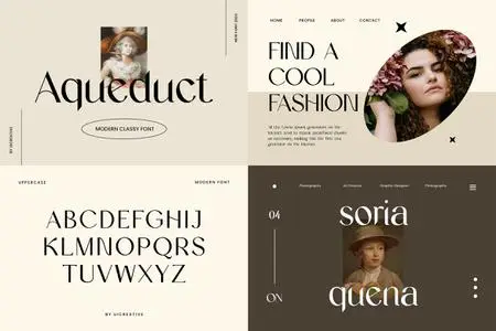 Aqueduct - Modern Classy Serif Font