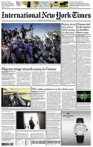 International New York Times - 10 December 2015