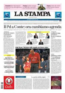 La Stampa Torino Provincia e Canavese - 28 Gennaio 2020