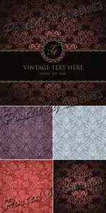 Damask Seamless Patterns Vector 2
