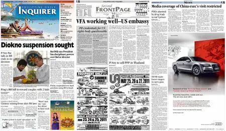Philippine Daily Inquirer – May 21, 2011