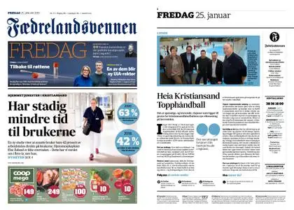 Fædrelandsvennen – 25. januar 2019