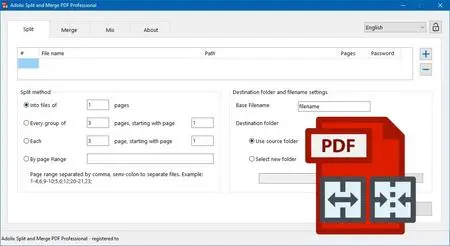 Adolix Split and Merge PDF Professional 3.0.3.1 Multilingual Portable