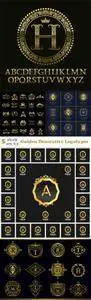 Vectors - Golden Decorative Logotypes