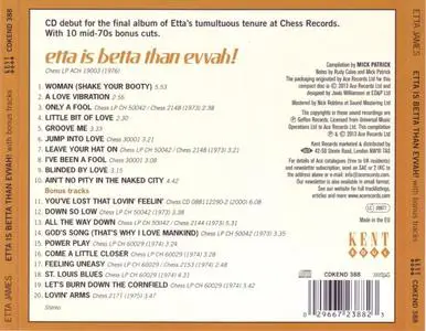 Etta James - Etta Is Betta Than Evvah! (1976) [2013, Remastered with Bonus Tracks]