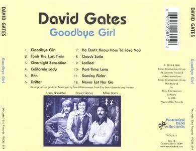 David Gates - Goodbye Girl (1978) [2008, Remastered Reissue]