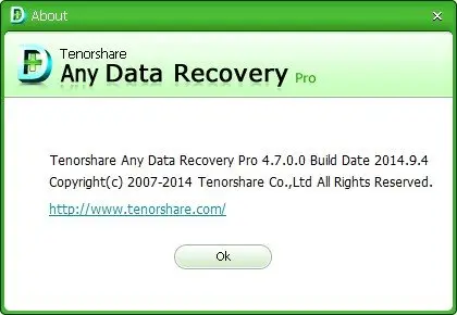 Tenorshare Any Data Recovery Pro 4.7.0.0 Build 2014.9.4