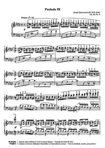 RachmaninoffS - Prelude Op. 23, No. 9