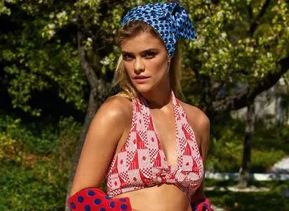 Nina Agdal by John Akehurst for Glamour Germany May 2017