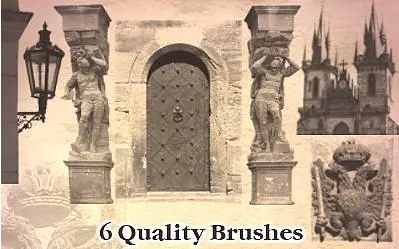 Prague Brushes for Adobe Photoshop
