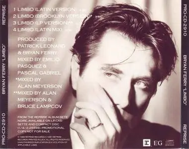 Bryan Ferry - Limbo (US Promo Single) (1988)