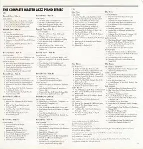 Various Artists - The Complete Master Jazz Piano Series (1992) {4CD Box Set Mosaic MD4-140 rec 1969-74}