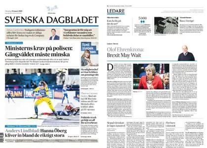 Svenska Dagbladet – 13 mars 2019