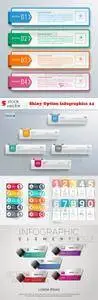 Vectors - Shiny Option Infographics 24