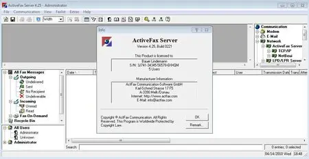 ActiveFax Server v4.27 (x86/x64)