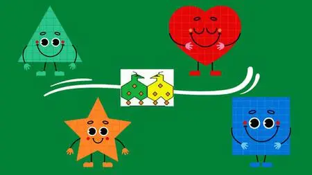 Learning English language for kids ( shapes ) with crafts