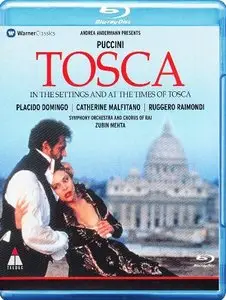 Andrea Andermann, Zubin Mehta, Symphony Orchestra of Rome RAI - Puccini: Tosca (2013/1992) [BDRip]