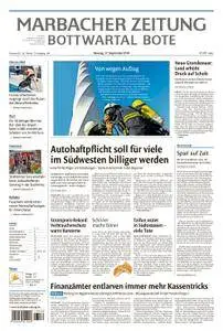 Marbacher Zeitung - 17. September 2018