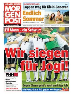 Hamburger Morgenpost vom 22 Juni 2010