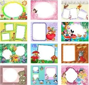 The collection of the children's frames 3 