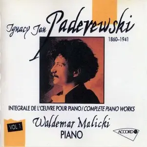 Ignacy Jan Paderewski, Complete Piano Works, Vol.1