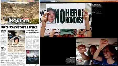 Philippine Daily Inquirer – August 21, 2016