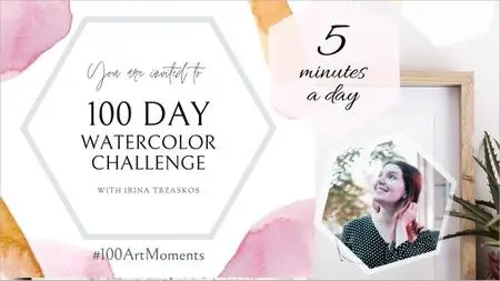 100 Day Watercolor Challenge - 5 Minute Paintings - Build a Creative Habit
