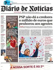 Diário de Notícias de Domingo, 07. de Outubro de 2012