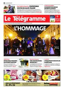 Le Télégramme Lorient – 22 octobre 2020