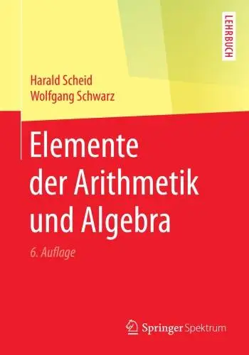 Elemente der Arithmetik und Algebra, 6. Auflage